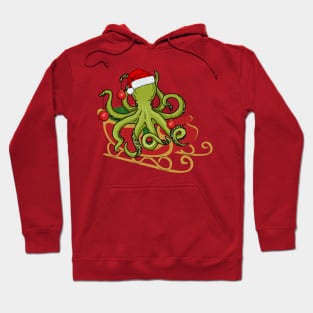 Christmas Kraken Sleigh Hoodie